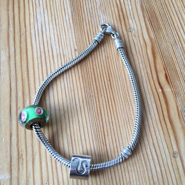 Pandora Moments Heart Clasp Snake Chain Bracelet